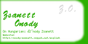 zsanett onody business card